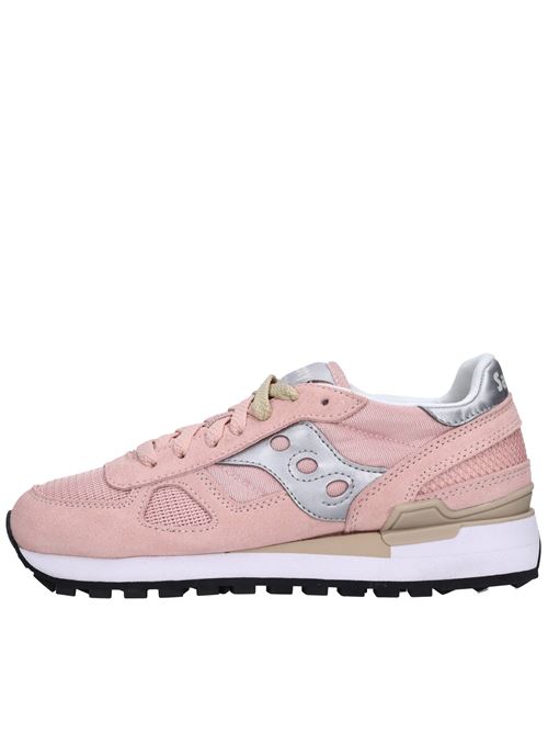 Sneakers modello SHADOW ORIGINAL in camoscio e tessuto SAUCONY | SHADOW ORIGINALROSA-ARGENTO
